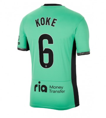 Atletico Madrid Koke #6 Replica Third Stadium Shirt 2023-24 Short Sleeve